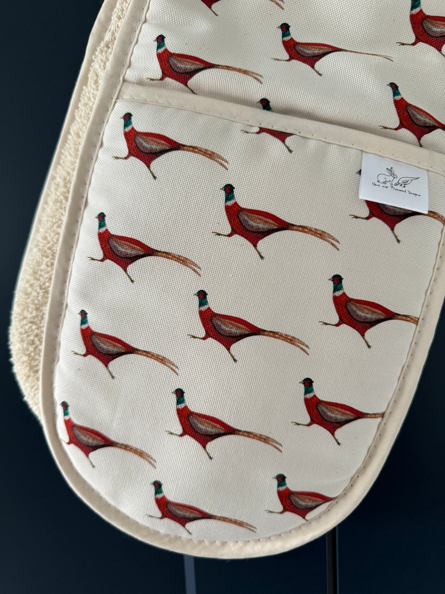 Running Pheasant Double Oven Glove