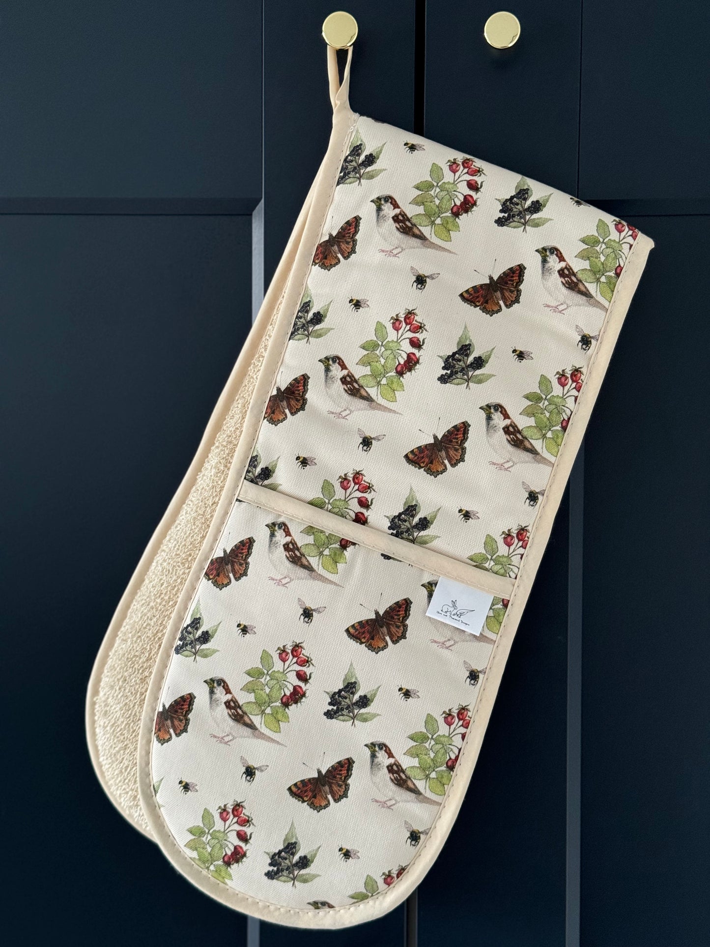 Autumn Hedgerow Double Oven Glove
