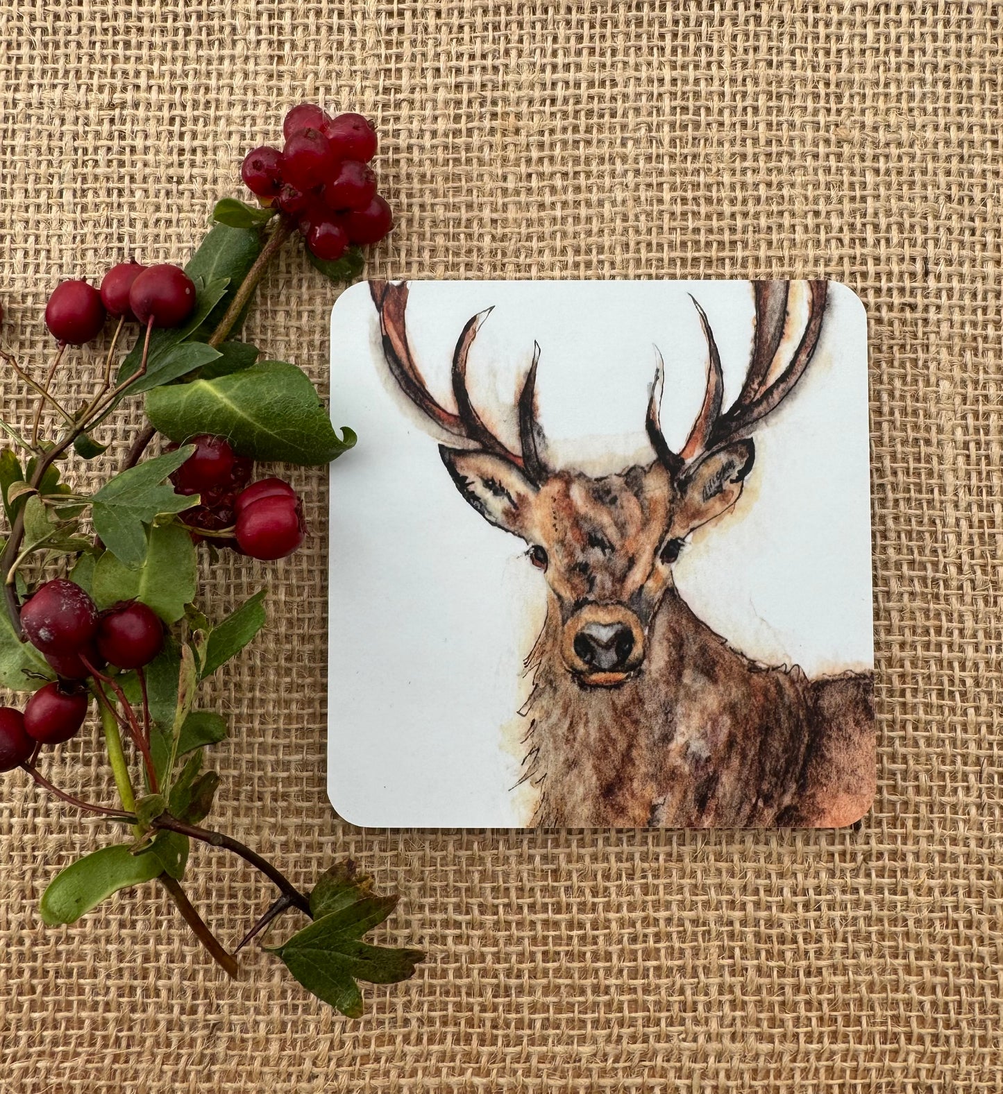 Stag Coaster