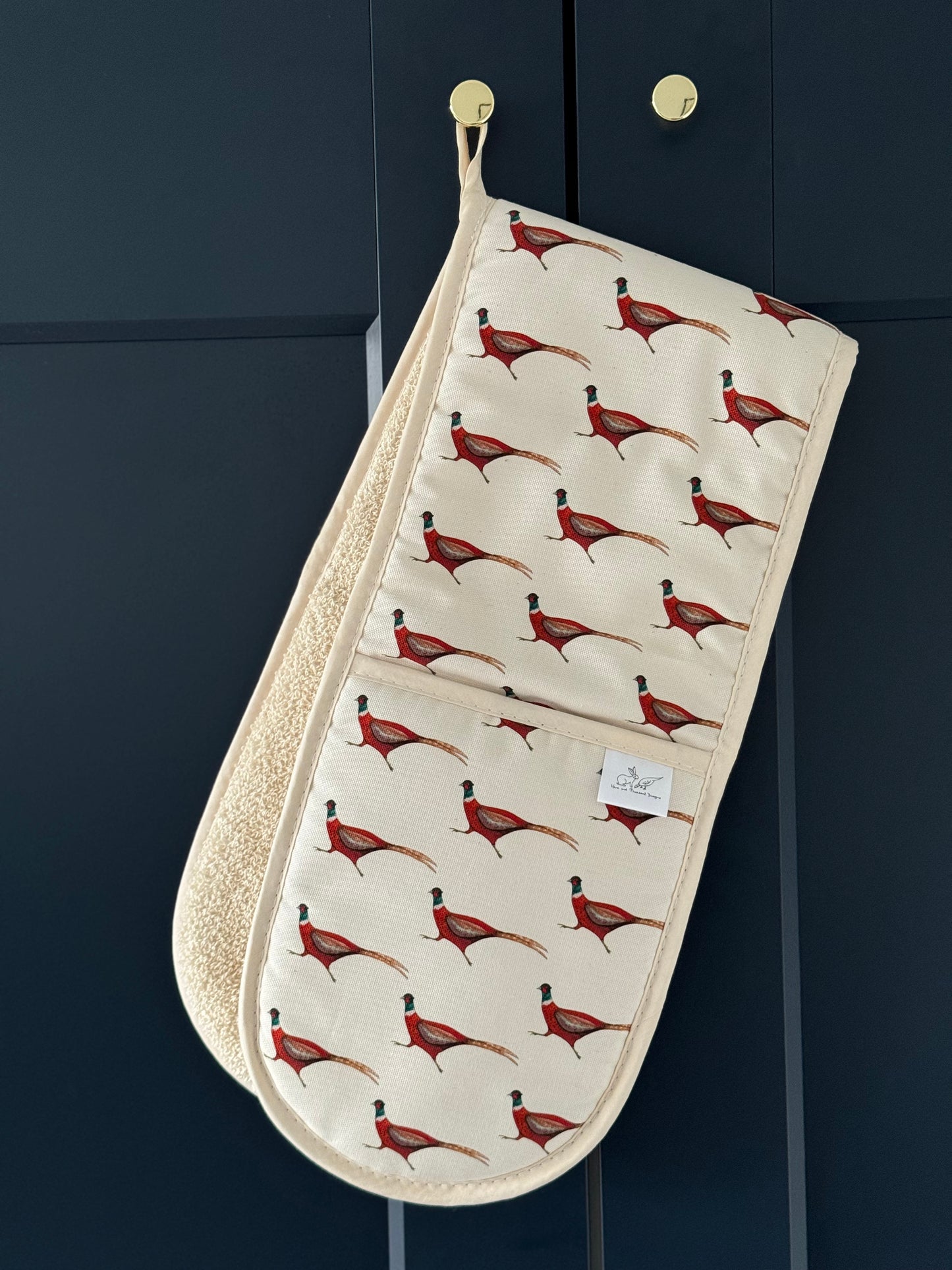 Running Pheasant Double Oven Glove