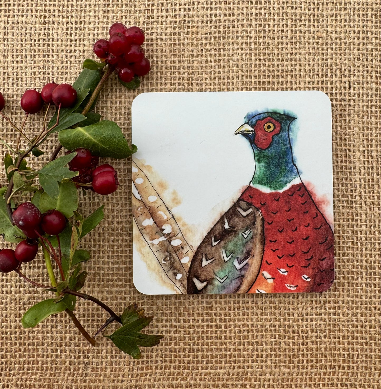 Pheasant Coaster