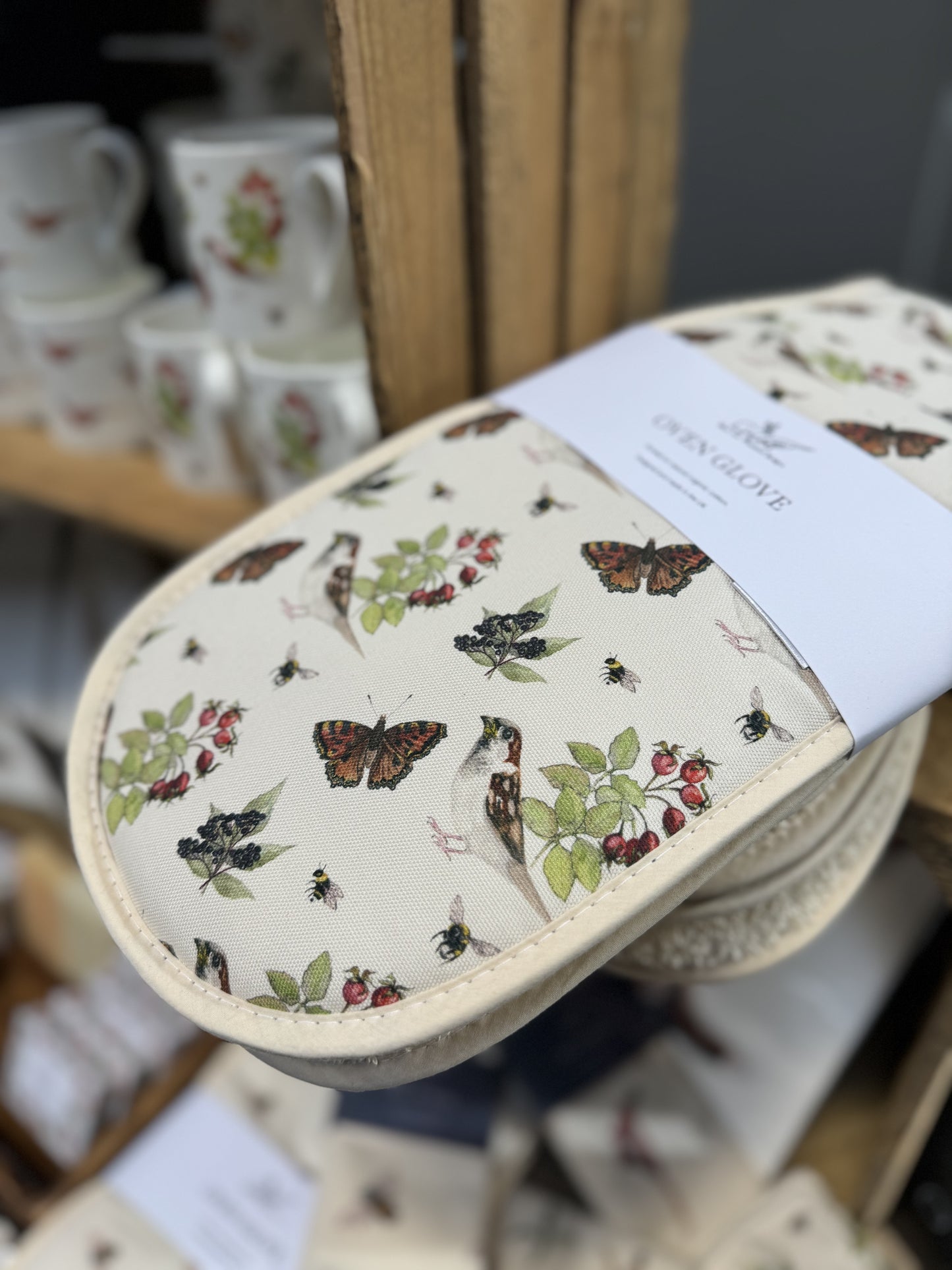Autumn Hedgerow Double Oven Glove